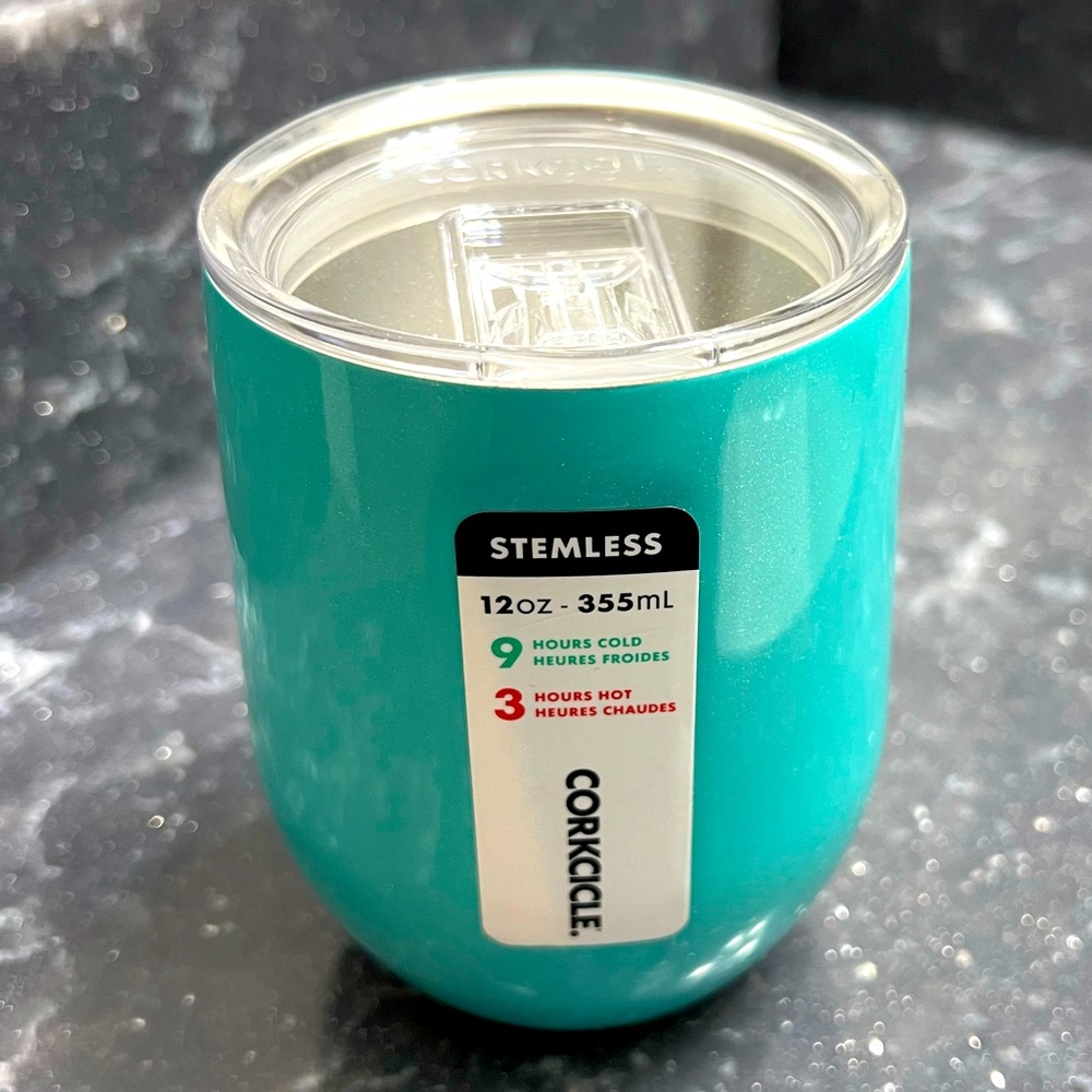Corkcicle 12oz Stemless Tumbler- Unicorn Enchanted Tide